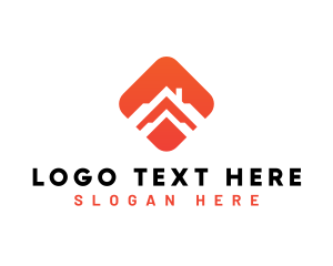 Renovation - House Roofing Contractor logo design