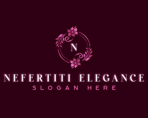 Stylist Floral Garden logo design