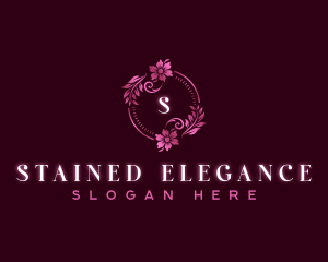 Stylist Floral Garden logo design