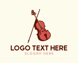 String Instrument - Violin String Instrument logo design