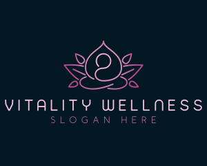 Zen Wellness Yoga logo design