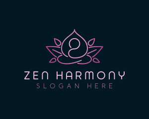 Zen Wellness Yoga logo design