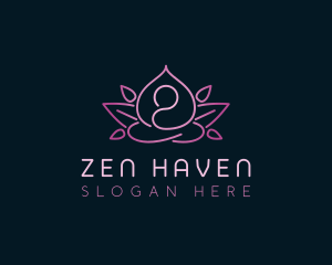 Zen Wellness Yoga logo design