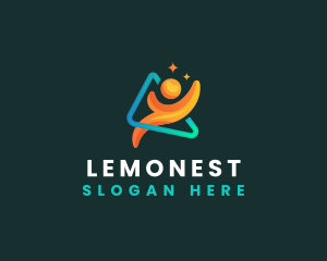 Mentor - Human Charity Leader logo design