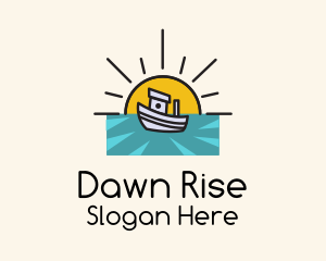 Dawn - Ocean Sun Boat logo design