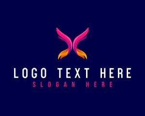 Collage - Modern Media Letter X logo design