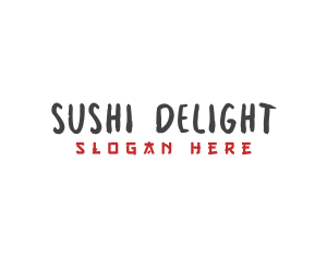 Sushi Bar - Traditional Japanese Business logo design