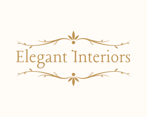 Elegant Floral Decoration logo design