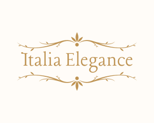 Elegant Floral Decoration logo design