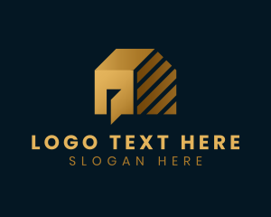 Real Estate - House Residential Real Estate logo design