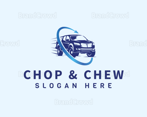 Pickup Truck Automobile Logo