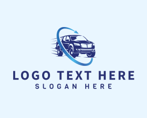 Garage - Pickup Truck Automobile logo design