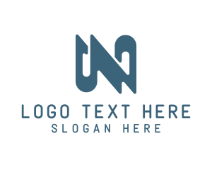 Financial - Modern Tech Letter N logo design