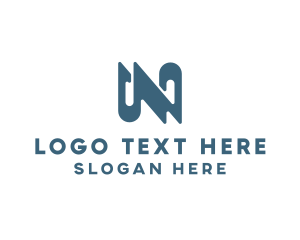 Advertising - Modern Tech Letter N logo design