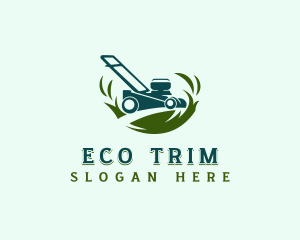 Lawn Grass Mower logo design