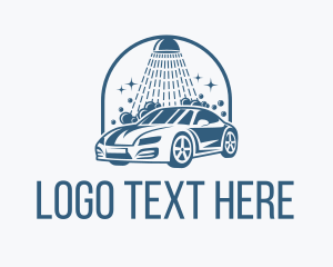 Garage - Auto Carwash Cleaning logo design