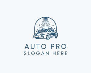 Auto Carwash Cleaning  logo design