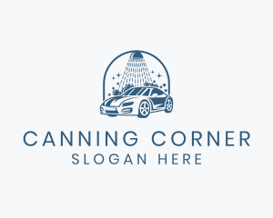 Auto Carwash Cleaning  logo design