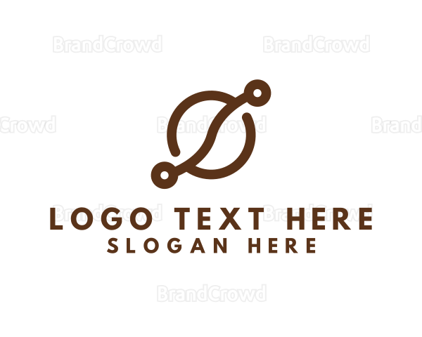 Tech Coffee Bean Logo