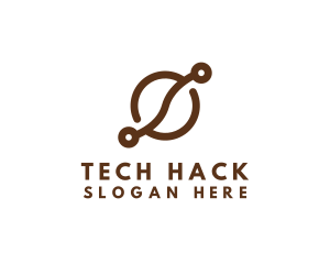 Tech Coffee Bean logo design