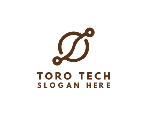 Tech Coffee Bean logo design