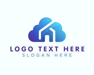 Residential - Cloud Home Sky logo design