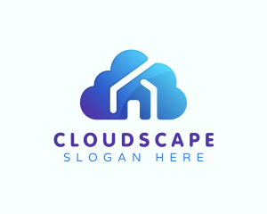 Cloud Home Sky logo design