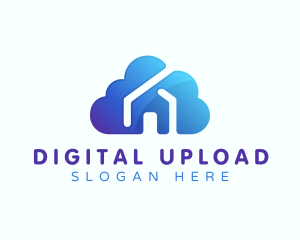 Upload - Cloud Home Sky logo design