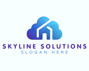 Cloud Home Sky logo design