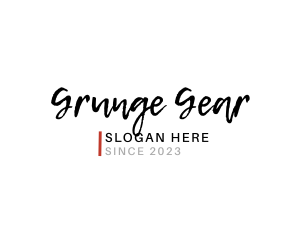 Grunge - Urban Grunge Apparel logo design