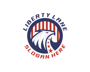 Patriotic Eagle Aviation logo design