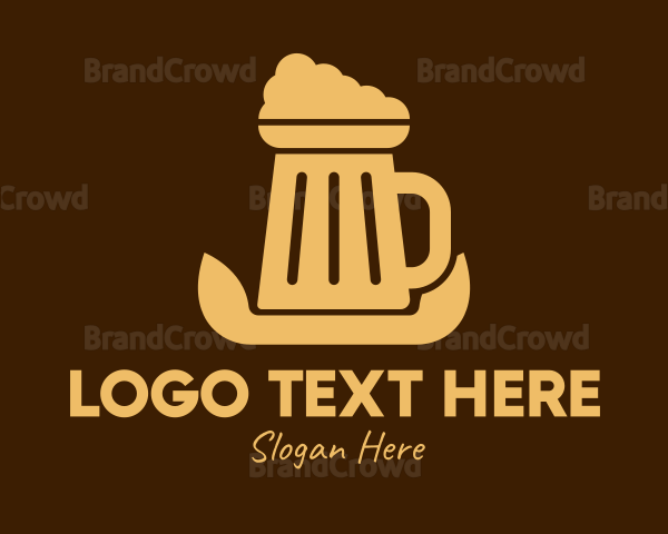 Beer Foam Mug Logo