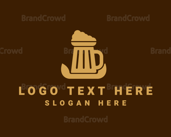 Beer Foam Mug Logo