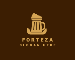 Beer Foam Mug  Logo