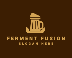 Beer Foam Mug  logo design