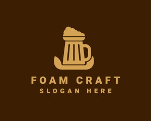 Beer Foam Mug  logo design