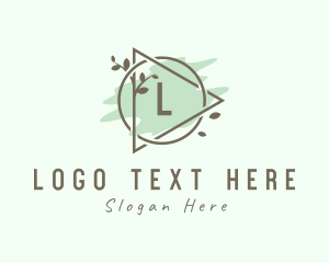 Farming - Plant Watercolor Branch logo design