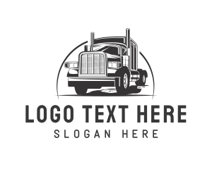 Truck-driver - Trucking Delivery Cargo logo design