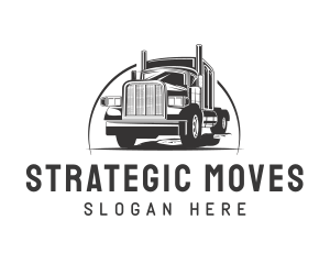 Trucking Delivery Cargo logo design