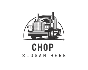 Trailer - Trucking Delivery Cargo logo design
