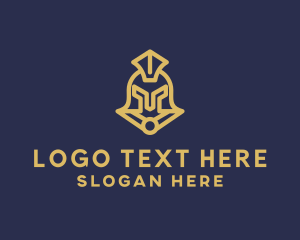 Battle - Titan Gladiator Helmet logo design