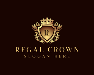 Premium Regal Crown logo design