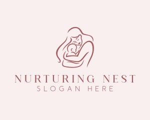 Maternal - Mom Baby Maternity logo design