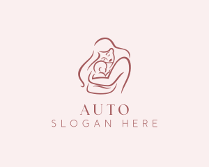 Adoption - Mom Baby Maternity logo design
