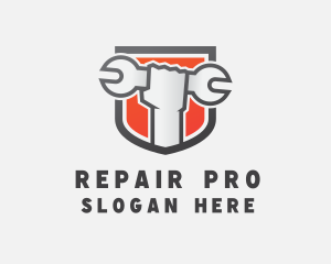 Handyman Repair Wrench logo design