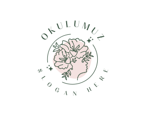 Scent - Floral Woman Perfume logo design