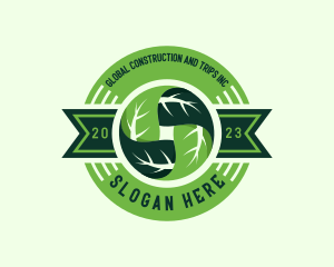 Vegetarian - Leaves Eco Landscaping logo design