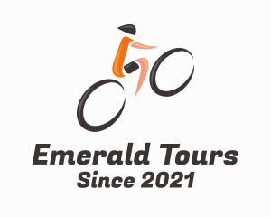 Bike Tour Cyclist logo design