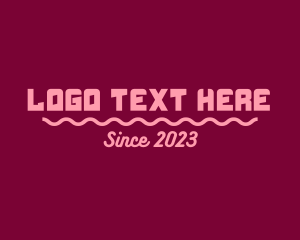 Girly - Pink Gamer Girl Text logo design