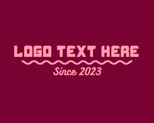 Pink Gamer Girl Text  logo design